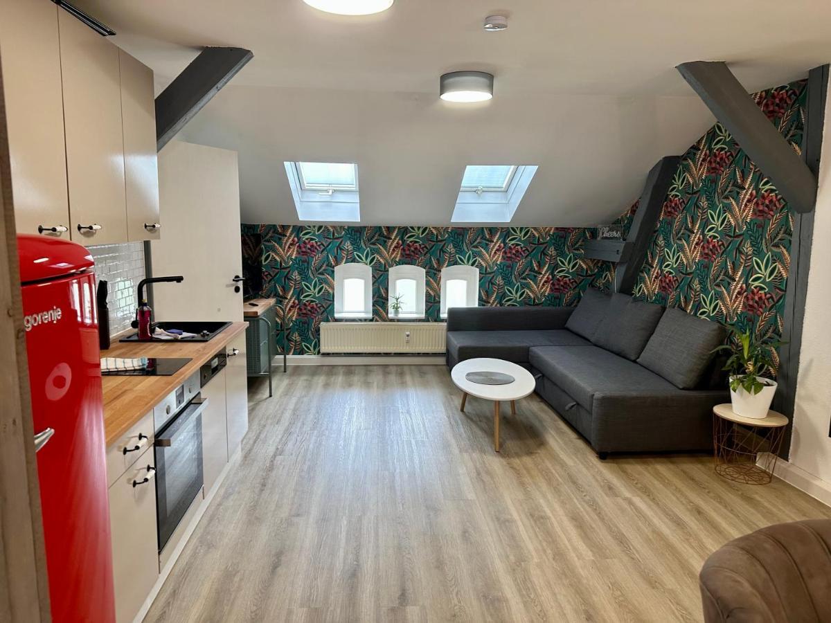Apartment Zum Bunten Schmetterling Inkl. Parkplatz แอร์ฟวร์ท ภายนอก รูปภาพ